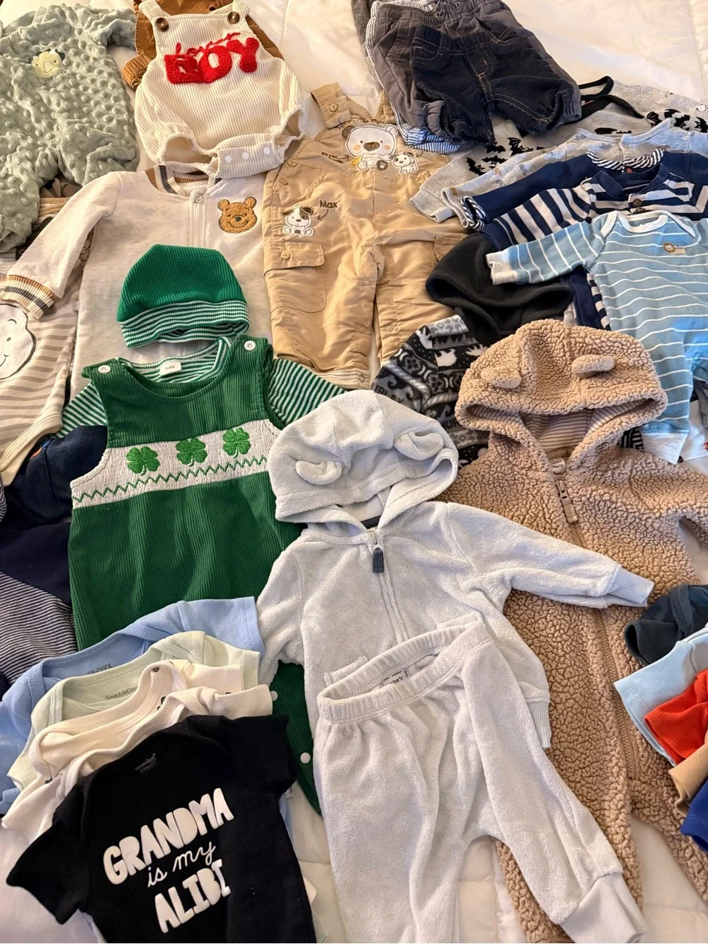 Baby boy clothes bundle size newborn through 6 months! - Picture 4 of 9